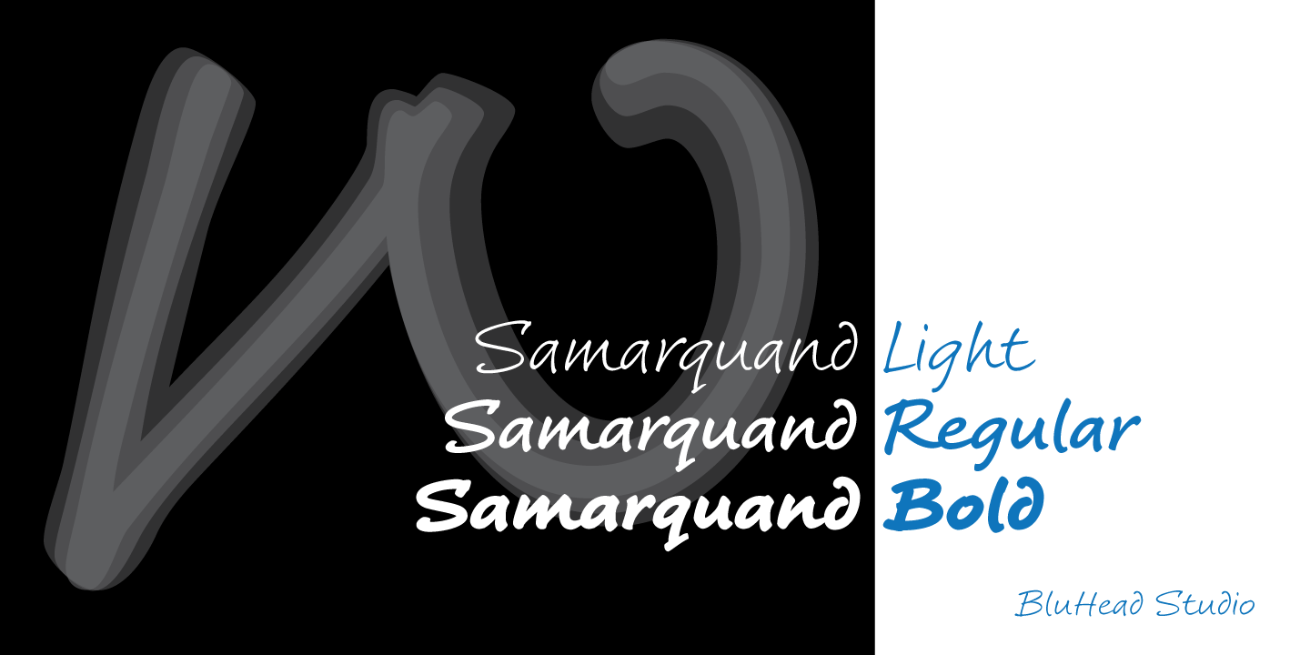 Przykładowa czcionka Samarquand #7